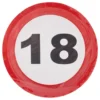 Papperstallrikar Trafikskylt 18