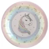 Papperstallrikar Unicorn Pastell