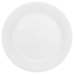 Papperstallrikar Vita