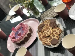 Party Cups Glitter Roséguld