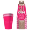 Party Cups Papper Cerise