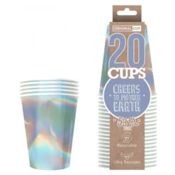 Party Cups Papper Holografisk