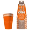 Party Cups Papper Orange