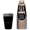 Party Cups Papper Svart
