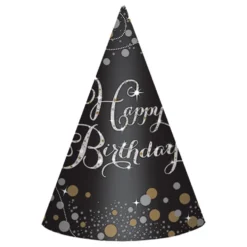 Partyhattar Happy Birthday Sparkling
