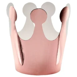 Partyhattar Krona Rosa