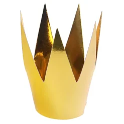 Partyhattar Prinsesskrona Guld
