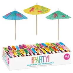 Partypicks Drinkparaply Flerfärgade