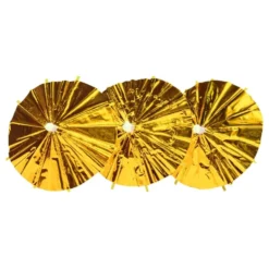 Partypicks Drinkparaply Guld Metallic