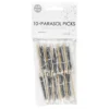 Partypicks Drinkparaply Silver Metallic