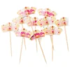 Partypicks Prinsesskrona Rosa