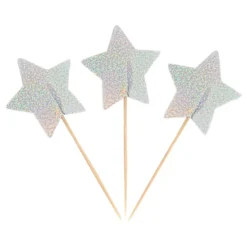 Partypicks Stjärna Guld/Silver