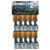 Party Poppers Guld/Silver