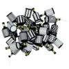 Party Poppers Svart/Vit/Guld