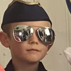 Pilotglasögon med Spegelglas