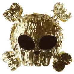 Pinata Dödskalle Guld