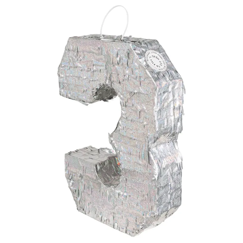 Pinata Siffra Silver Holografisk