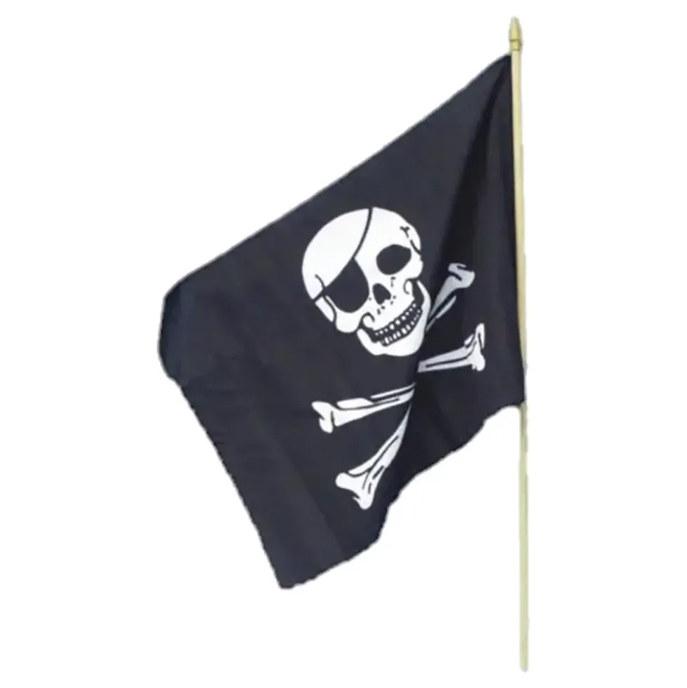Piratflagga på Pinne