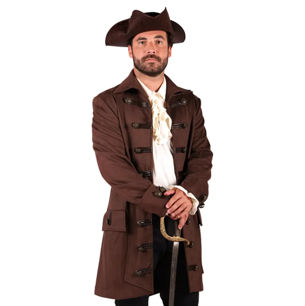 Piratjacka Mörkbrun Herr Deluxe