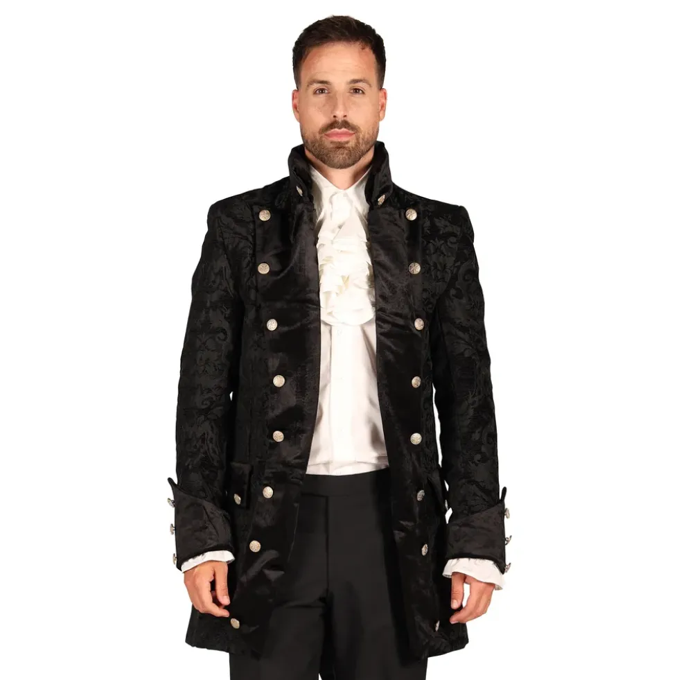 Pirat Kappa Brocade Herr Svart Deluxe