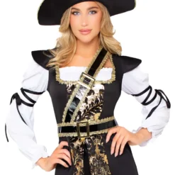 Pirat Kapten Dam Deluxe Maskeraddräkt