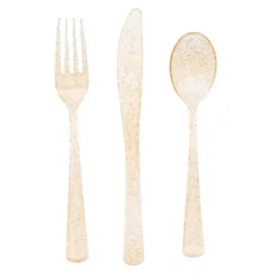 Plastbestick Guld Glitter