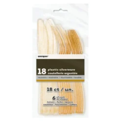 Plastbestick Guld Glitter