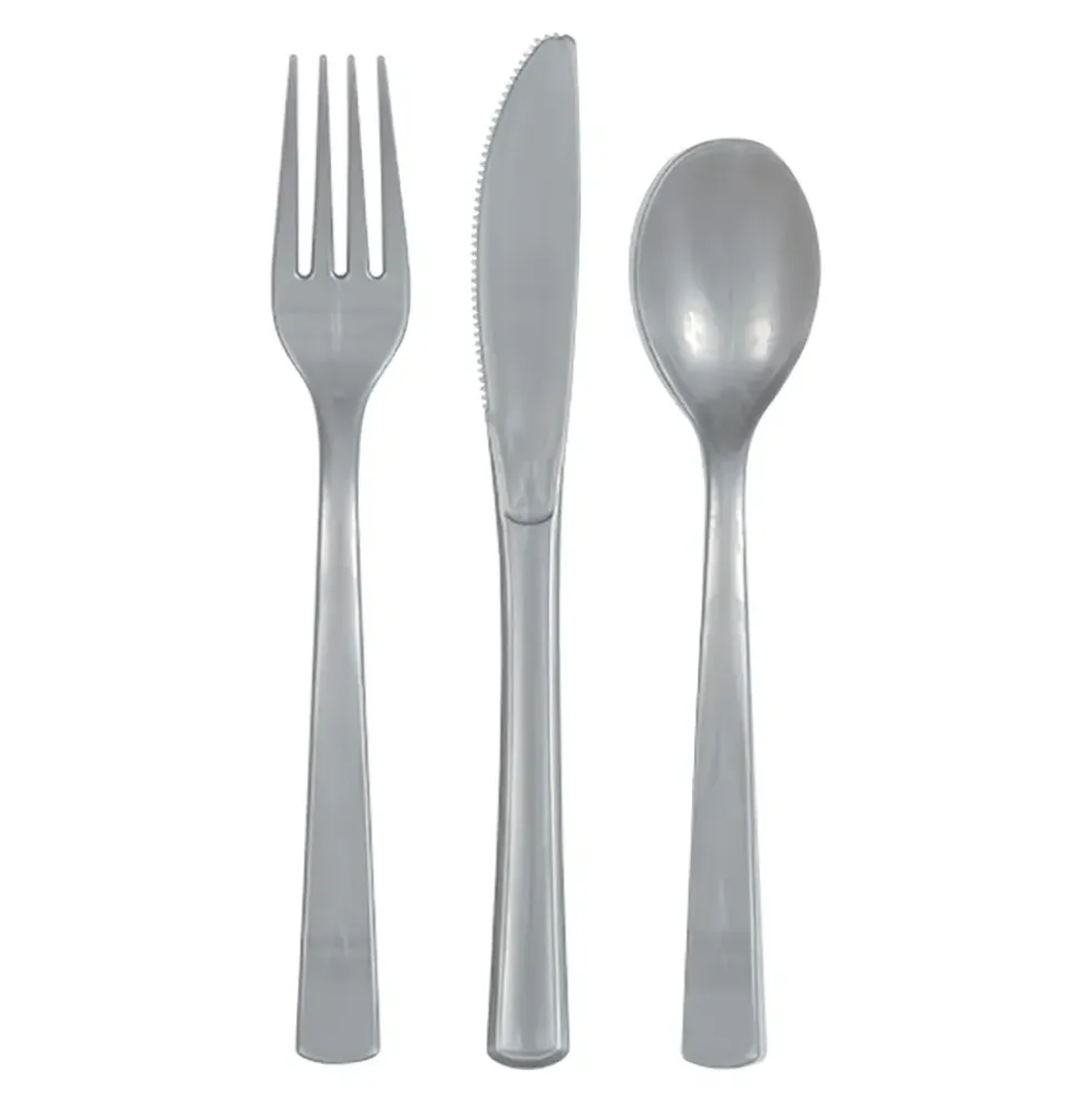 Plastbestick Silver