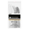 Plastbestick Silver Glitter