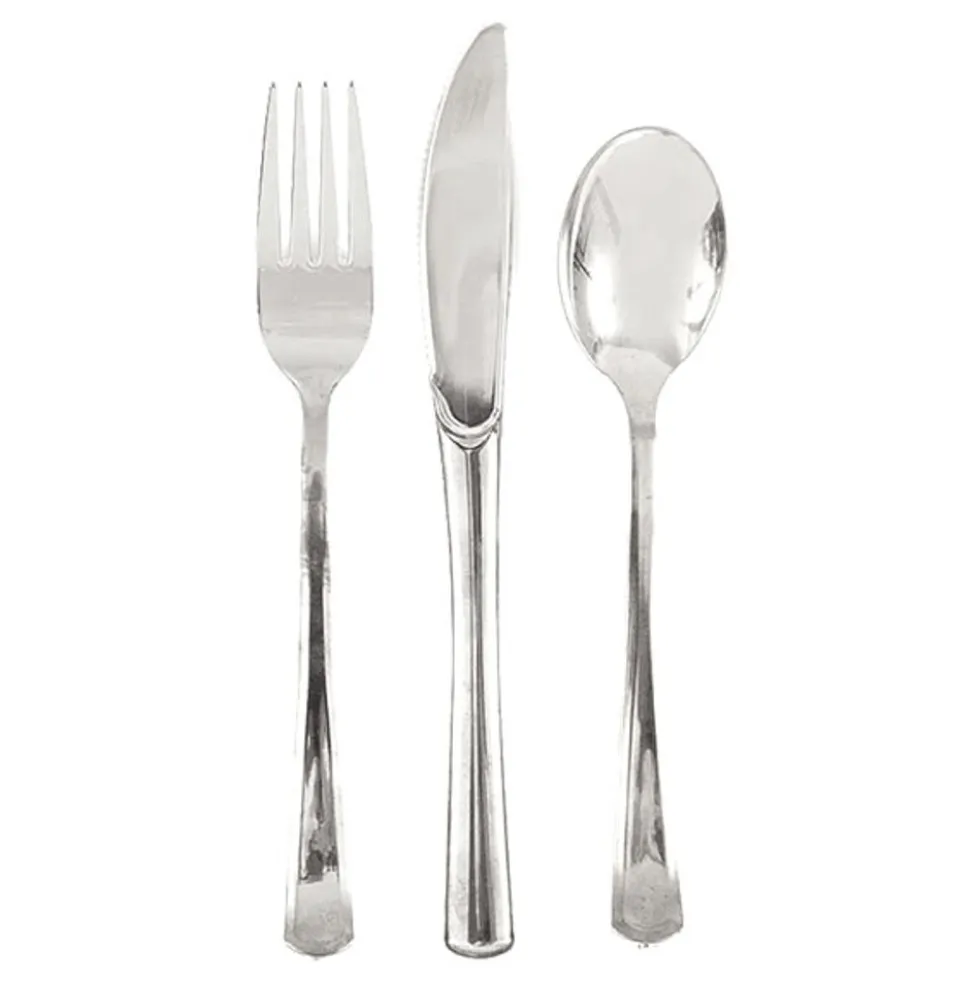 Plastbestick Silver Metallic