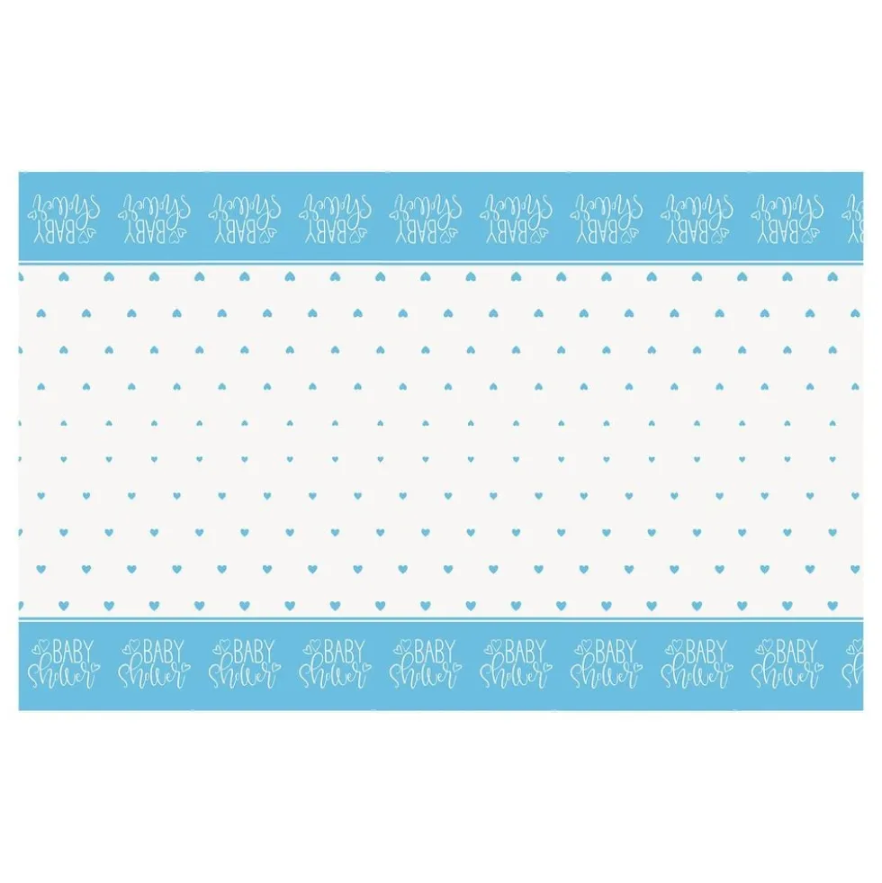 Plastduk Baby Shower Blå