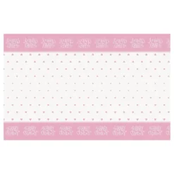 Plastduk Baby Shower Rosa