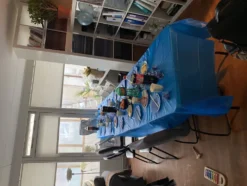 Plastduk Blå