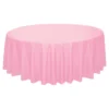 Plastduk Ljusrosa Rund
