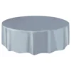 Plastduk Rund Silver