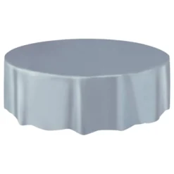 Plastduk Rund Silver