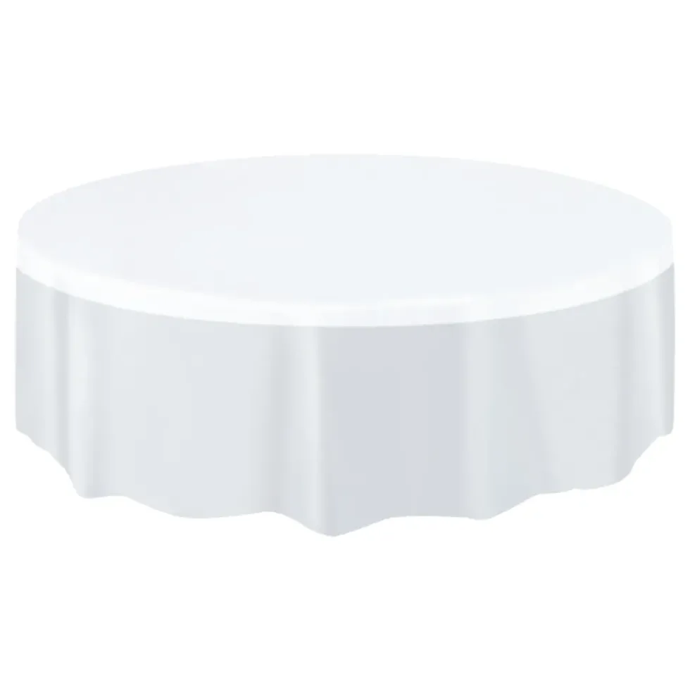 Plastduk Rund Transparent