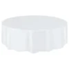 Plastduk Rund Vit
