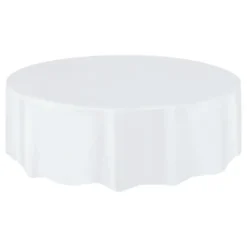 Plastduk Rund Vit