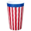 Plastmugg Randig