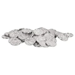 Plastmynt Silver