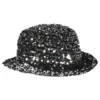 Plommonstop Paljetthatt Svart/Silver Deluxe