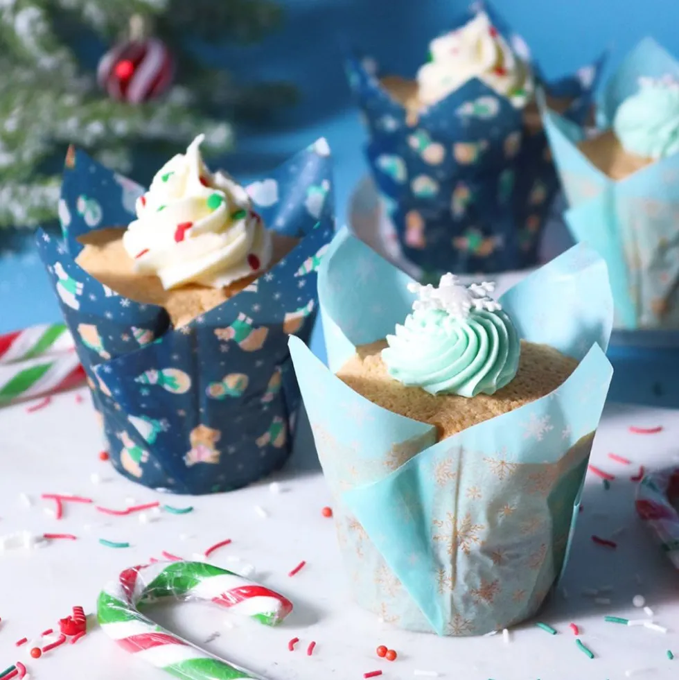 PME Cupcake Wrappers Snögubbe