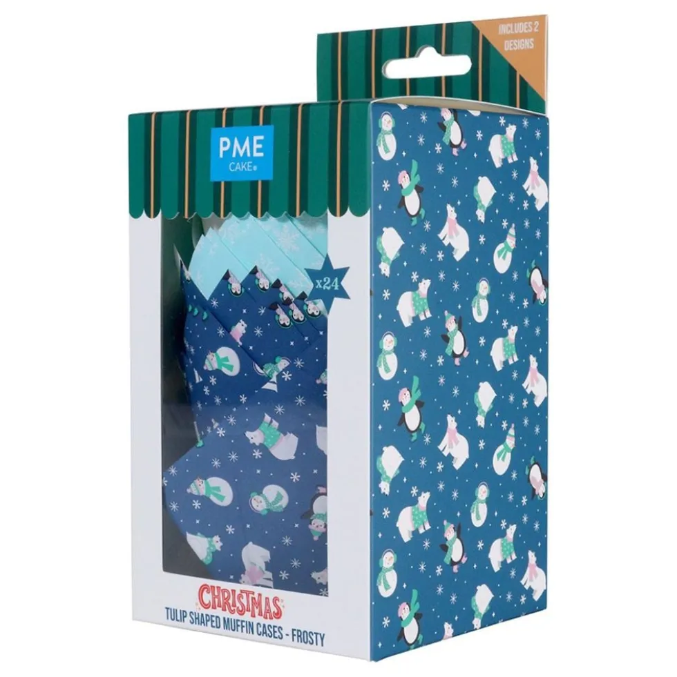PME Cupcake Wrappers Snögubbe