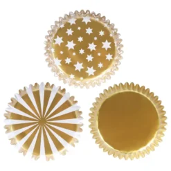 PME Muffinsformar med Folie Guld/Silver
