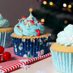 PME Muffinsformar med Folie Snögubbar