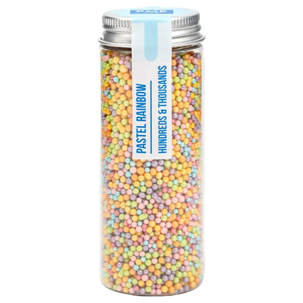 PME Strössel Hundreds & Thousands Pastel Rainbow