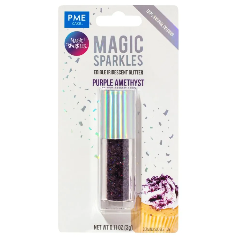 PME Ätbart Glitter Iriserande Plommon
