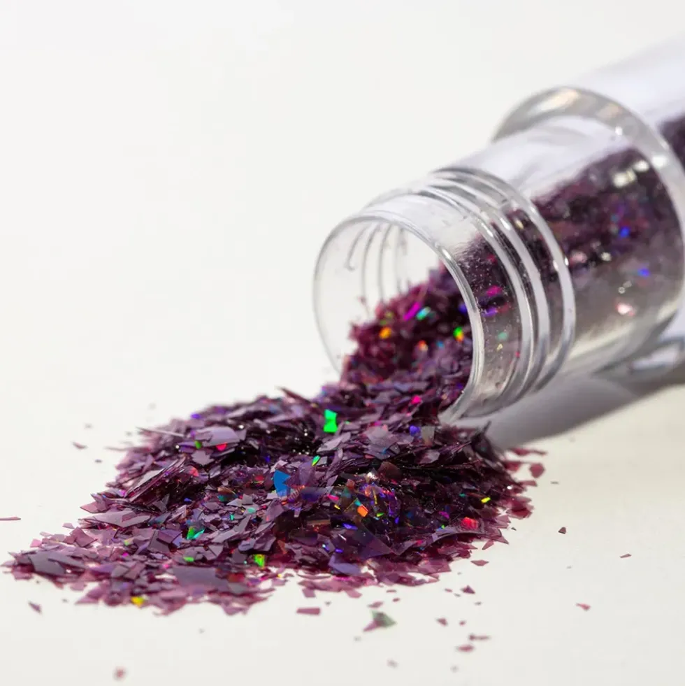 PME Ätbart Glitter Iriserande Plommon