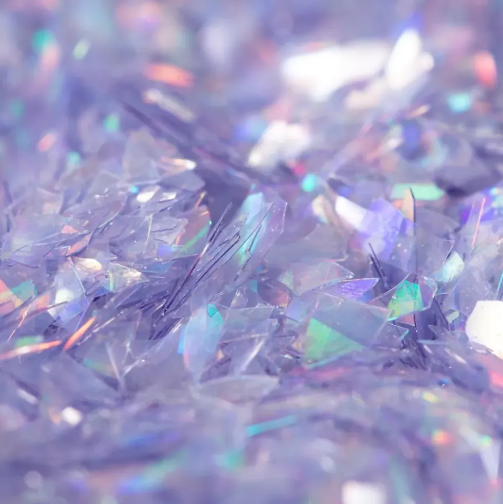 PME Ätbart Glitter Iriserande Lila